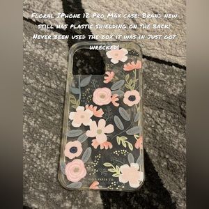 RIFLE PAPER CO. iPhone 12 Pro Max floral case! Brand new!